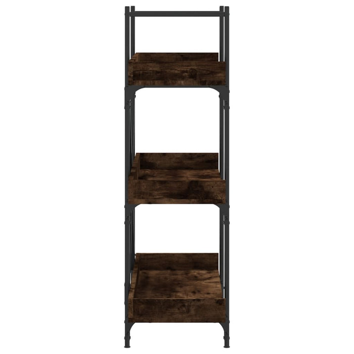 Bibliotecă 3 niveluri, stejar fumuriu, 100x33x108,5 cm, lemn - WALTI WALTI