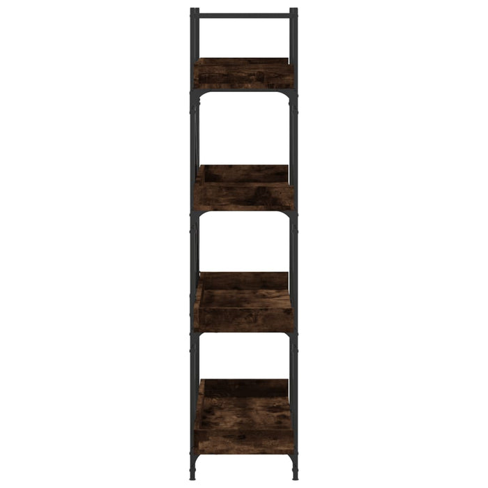Bibliotecă cu 4 niveluri, stejar fumuriu, 100x33x145,5 cm, lemn - WALTI WALTI
