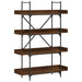 Bibliotecă cu 4 niveluri, stejar maro, 100x33x145,5 cm, lemn - WALTI WALTI