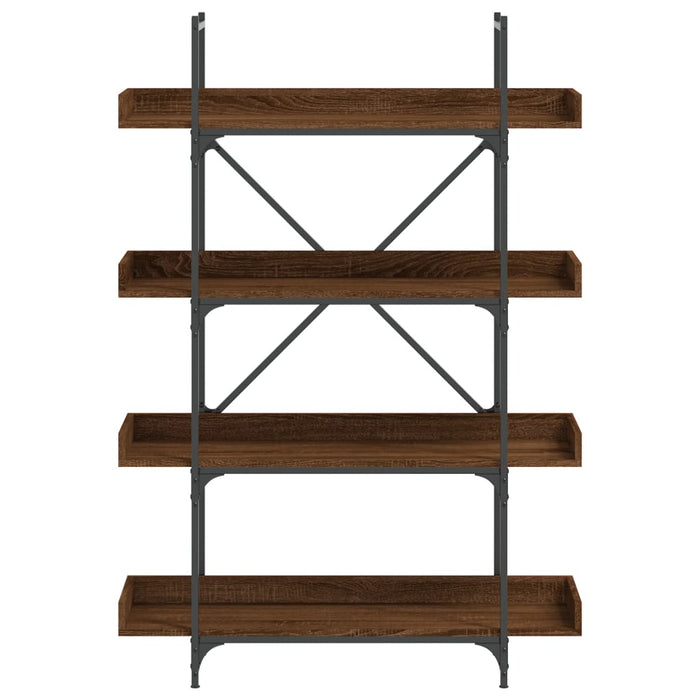 Bibliotecă cu 4 niveluri, stejar maro, 100x33x145,5 cm, lemn - WALTI WALTI