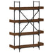 Bibliotecă cu 4 niveluri, stejar maro, 100x33x145,5 cm, lemn - WALTI WALTI
