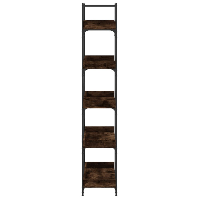 Bibliotecă cu 5 niveluri, stejar fumuriu, 100x33x180,5 cm, lemn - WALTI WALTI