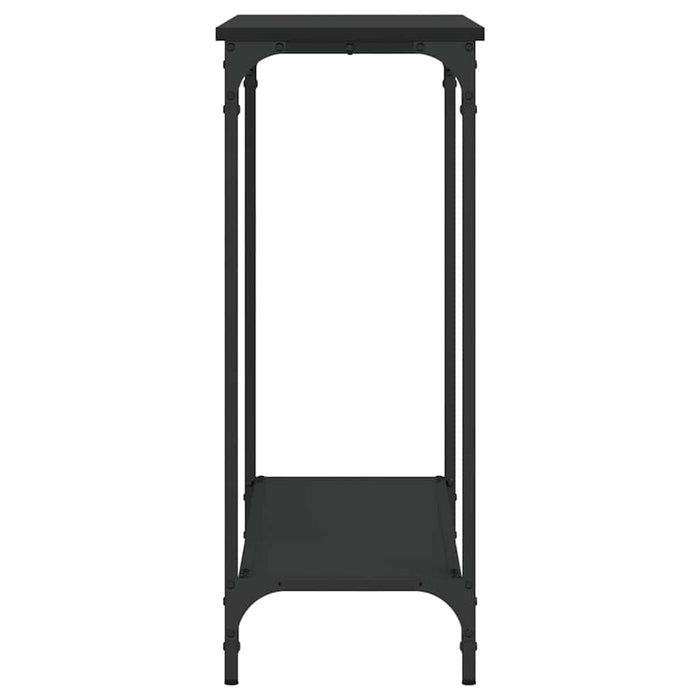 Măsuță consolă, negru, 101x30,5x75 cm, lemn compozit - WALTI WALTI