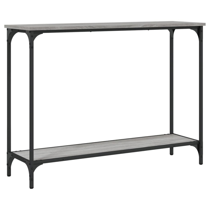 Măsuță consolă, gri sonoma, 101x30,5x75 cm, lemn prelucrat WALTI