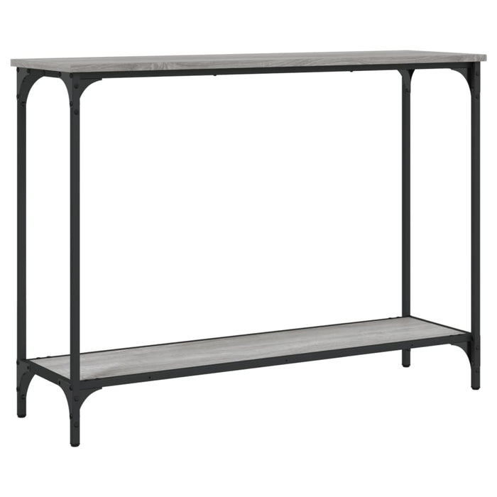 Măsuță consolă, gri sonoma, 101x30,5x75 cm, lemn prelucrat WALTI
