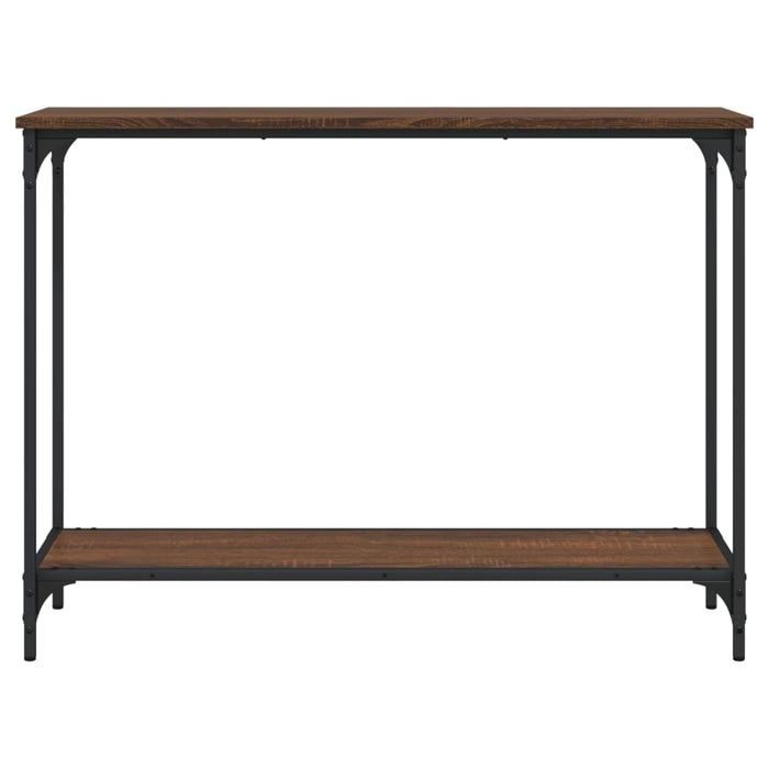 Măsuță consolă, stejar maro, 101x30,5x75 cm, lemn prelucrat - WALTI WALTI