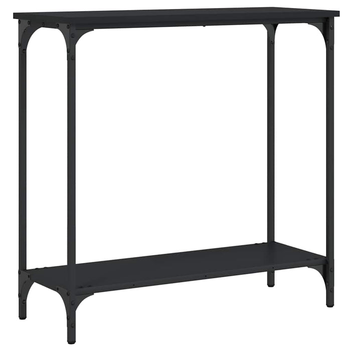 Masă consolă, negru, 75x30,5x75 cm, lemn prelucrat - WALTI WALTI