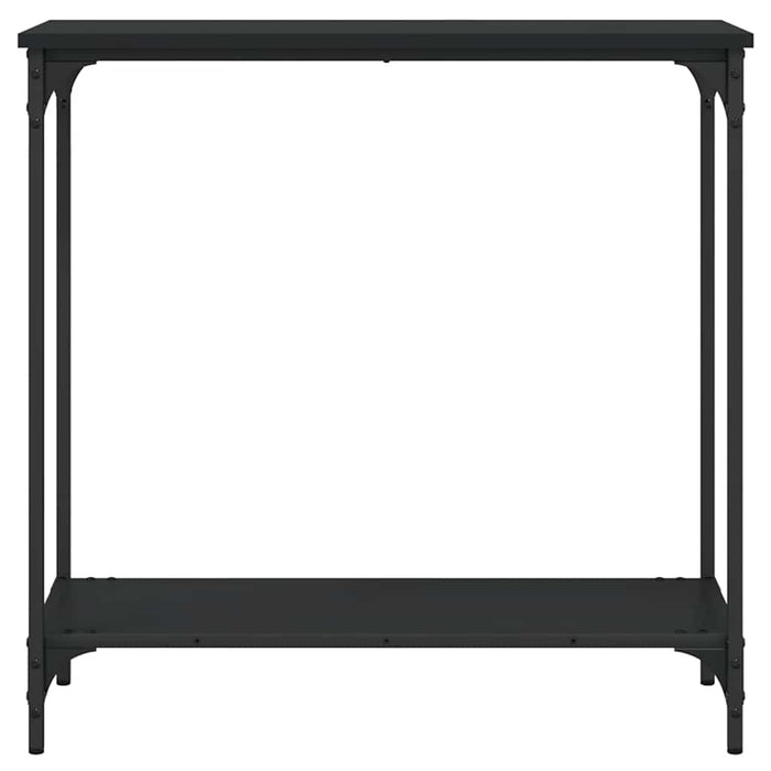 Masă consolă, negru, 75x30,5x75 cm, lemn prelucrat - WALTI WALTI