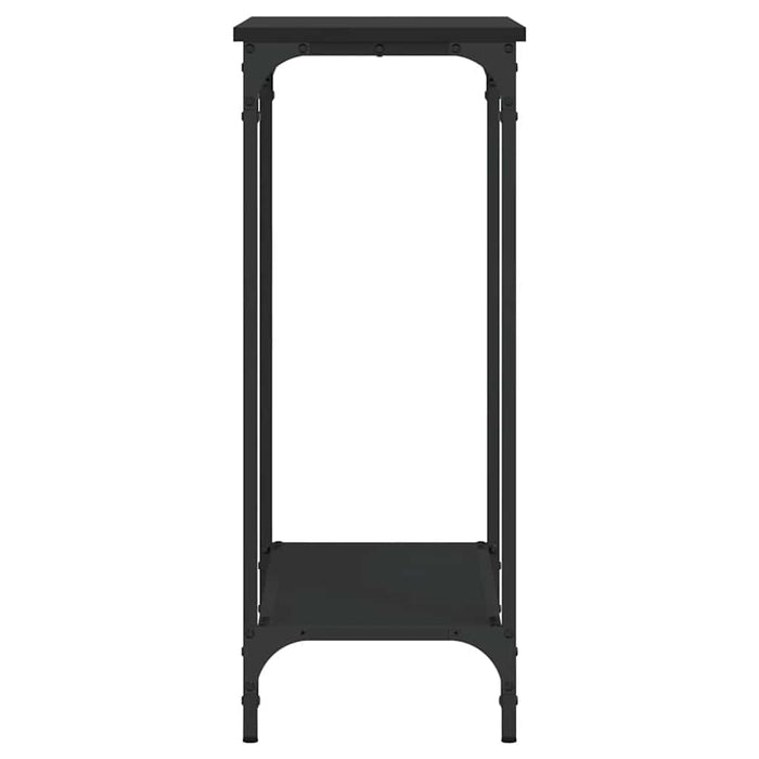 Masă consolă, negru, 75x30,5x75 cm, lemn prelucrat - WALTI WALTI