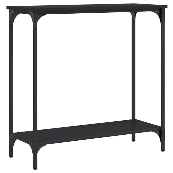 Masă consolă, negru, 75x30,5x75 cm, lemn prelucrat - WALTI WALTI