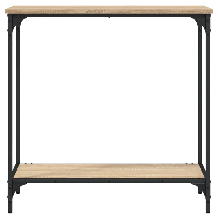 Masă consolă din stejar Sonoma, 75x30,5x75 cm, lemn stratificat WALTI