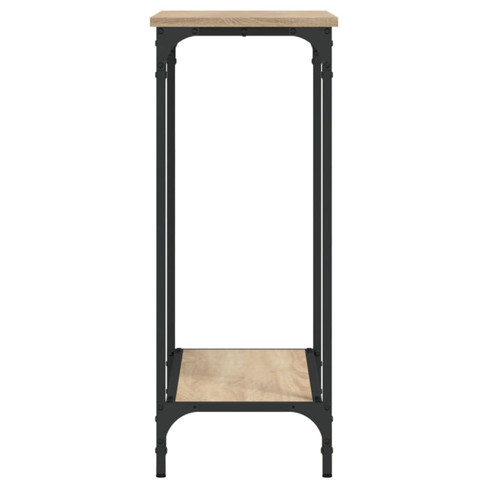 Masă consolă din stejar Sonoma, 75x30,5x75 cm, lemn stratificat WALTI