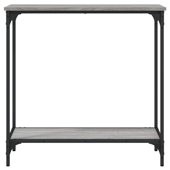 Masă consolă, gri sonoma, 75x30,5x75 cm, lemn prelucrat - WALTI WALTI