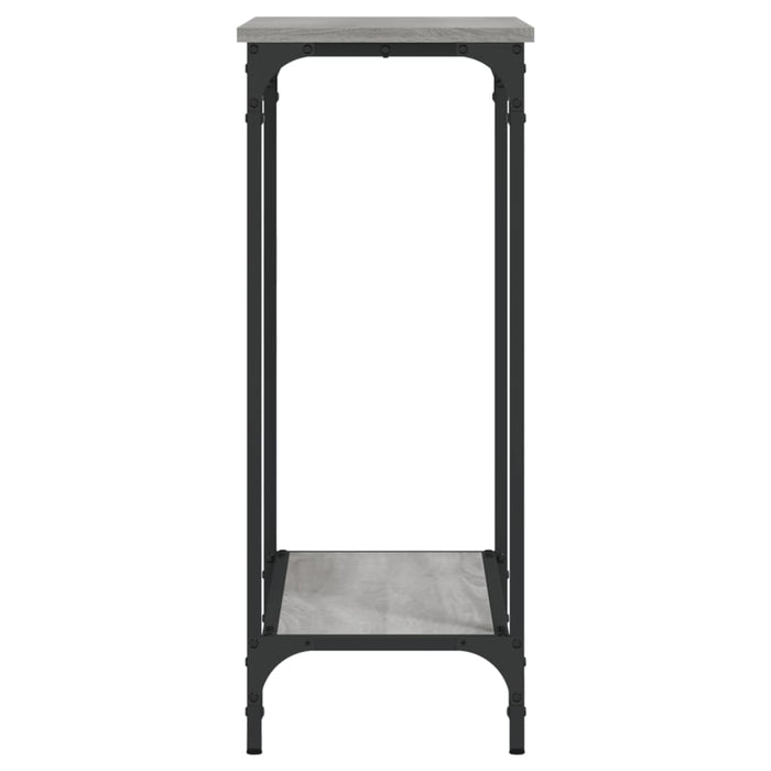 Masă consolă, gri sonoma, 75x30,5x75 cm, lemn prelucrat - WALTI WALTI