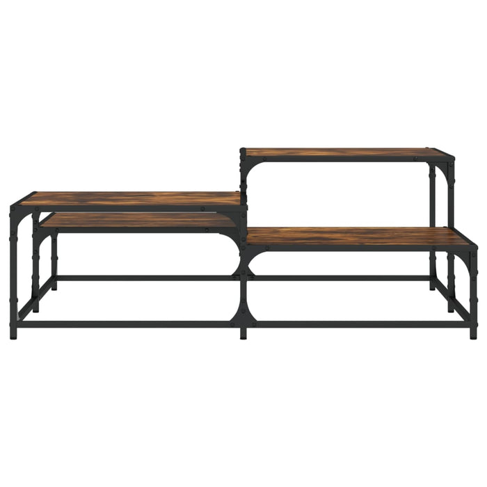 Măsuță de cafea stejar fumuriu 107x107x40 cm din lemn prelucrat - WALTI WALTI