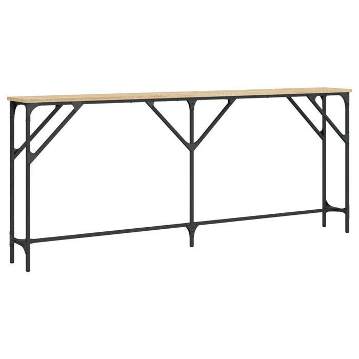 Masă consolă, stejar sonoma, 180x23x75 cm, lemn prelucrat - WALTI WALTI