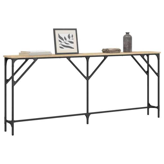 Masă consolă, stejar sonoma, 180x23x75 cm, lemn prelucrat - WALTI WALTI
