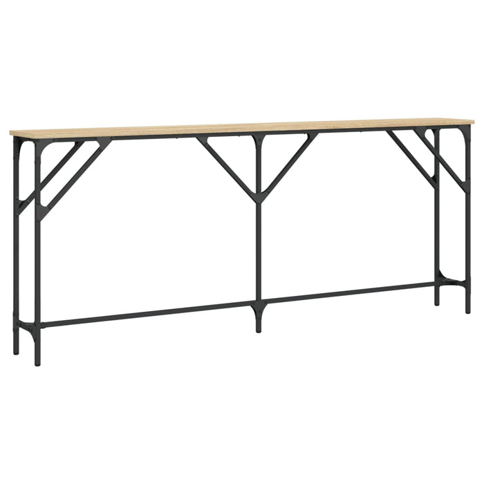 Masă consolă, stejar sonoma, 180x23x75 cm, lemn prelucrat - WALTI WALTI