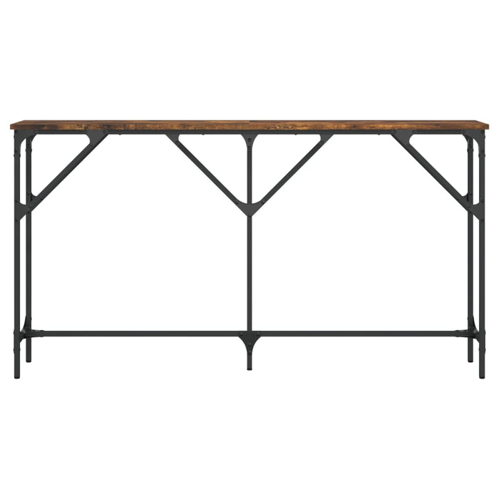 Masă consolă, stejar afumat, 140x23x75 cm, lemn prelucrat WALTI
