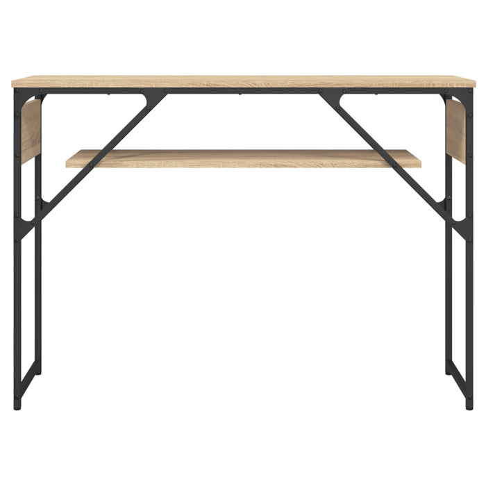 Măsuță consolă cu raft stejar sonoma 105x30x75cm lemn prelucrat - WALTI WALTI