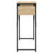 Măsuță consolă cu raft stejar sonoma 105x30x75cm lemn prelucrat - WALTI WALTI