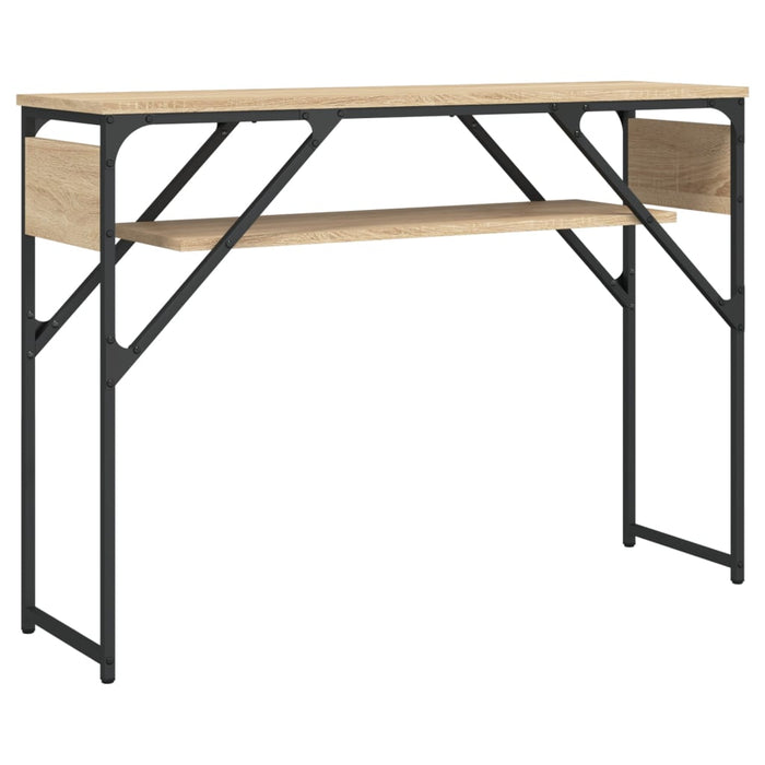 Măsuță consolă cu raft stejar sonoma 105x30x75cm lemn prelucrat - WALTI WALTI