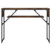 Măsuță consolă cu raft stejar afumat 105x30x75cm lemn prelucrat - WALTI WALTI