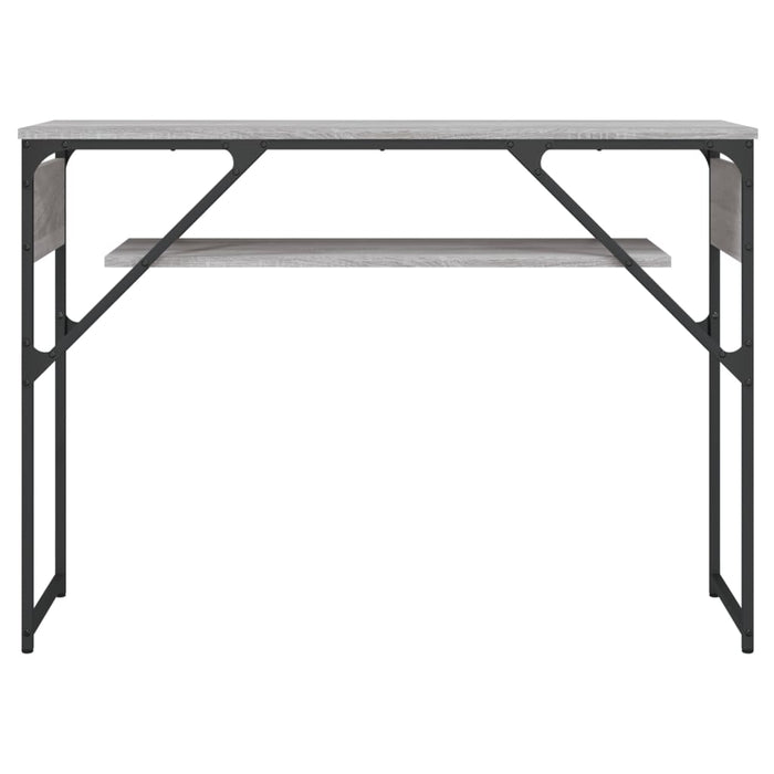 Măsuță consolă cu raft gri sonoma 105x30x75 cm lemn prelucrat - WALTI WALTI