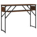 Măsuță consolă cu raft stejar maro 105x30x75 cm lemn prelucrat - WALTI WALTI