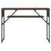 Măsuță consolă cu raft stejar maro 105x30x75 cm lemn prelucrat - WALTI WALTI
