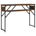 Măsuță consolă cu raft stejar maro 105x30x75 cm lemn prelucrat - WALTI WALTI