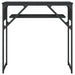 Măsuță consolă cu raft negru 75x30x75 cm lemn prelucrat - WALTI WALTI