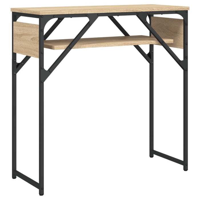 Măsuță consolă cu raft stejar sonoma 75x30x75 cm lemn prelucrat - WALTI WALTI