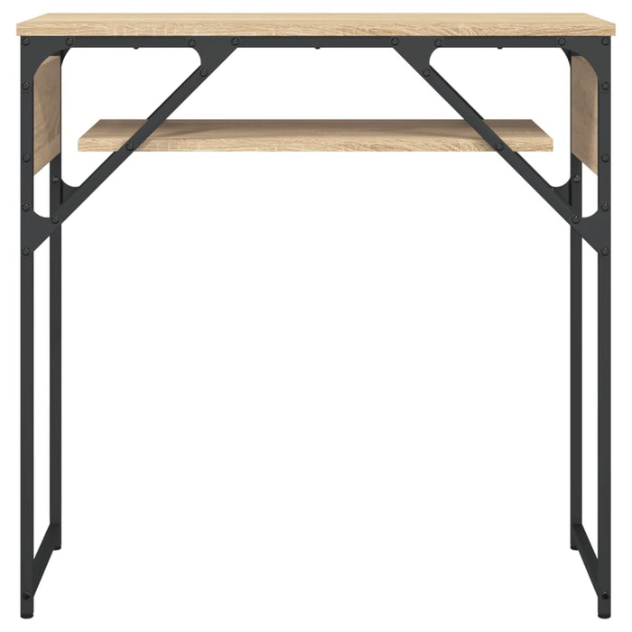 Măsuță consolă cu raft stejar sonoma 75x30x75 cm lemn prelucrat - WALTI WALTI