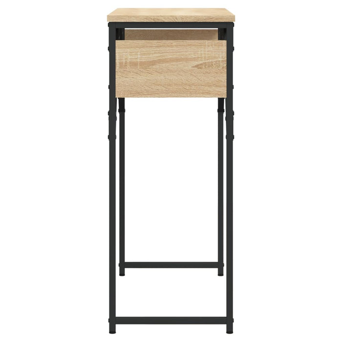 Măsuță consolă cu raft stejar sonoma 75x30x75 cm lemn prelucrat - WALTI WALTI