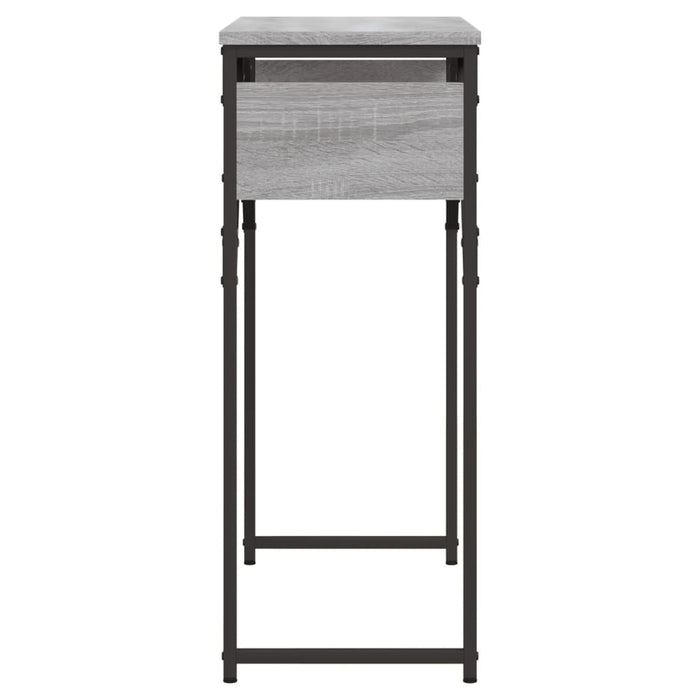Măsuță consolă cu raft gri sonoma 75x30x75 cm lemn prelucrat - WALTI WALTI