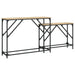 Mese console suprapuse, 2 buc, stejar sonoma, lemn prelucrat - WALTI WALTI