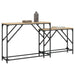 Mese console suprapuse, 2 buc, stejar sonoma, lemn prelucrat - WALTI WALTI