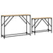 Mese console suprapuse, 2 buc, stejar sonoma, lemn prelucrat - WALTI WALTI
