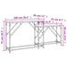 Mese console suprapuse, 2 buc, stejar sonoma, lemn prelucrat - WALTI WALTI
