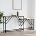 Mese console suprapuse, 2 buc, stejar sonoma, lemn prelucrat - WALTI WALTI
