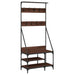 Suport de haine cu raft pantofi, stejar maro, 80x40x184 cm - WALTI WALTI