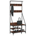 Suport de haine cu raft pantofi, stejar maro, 80x40x184 cm - WALTI WALTI