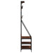 Suport de haine cu raft pantofi, stejar maro, 80x40x184 cm - WALTI WALTI