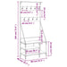 Suport de haine cu raft pantofi, stejar maro, 80x40x184 cm - WALTI WALTI