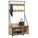 Suport de haine cu raft pantofi, stejar sonoma, 100x41x184 cm - WALTI WALTI