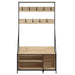 Suport de haine cu raft pantofi, stejar sonoma, 100x41x184 cm - WALTI WALTI