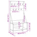 Suport de haine cu raft pantofi, stejar sonoma, 100x41x184 cm - WALTI WALTI