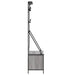 Suport de haine cu raft pantofi, sonoma gri, 100x41x184 cm - WALTI WALTI
