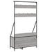 Suport de haine cu raft pantofi, sonoma gri, 100x41x184 cm - WALTI WALTI